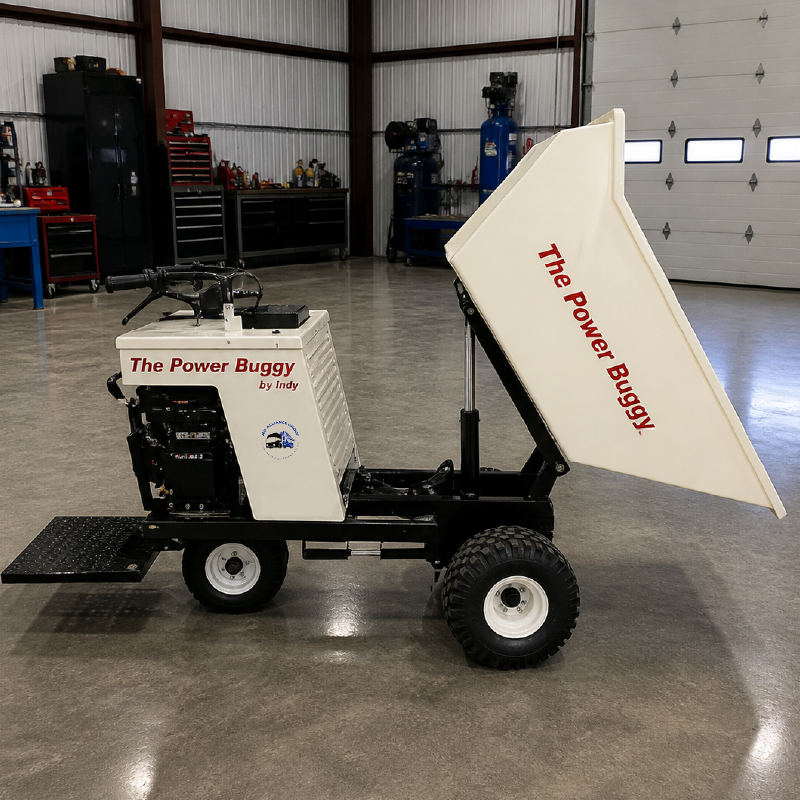 The Original Power Buggy IPB21 High Capacity Ride-On Concrete Buggy